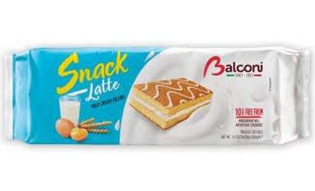 6x Balconi snack al latte 280g Kuchen mit Milch italienisch Produktbild 