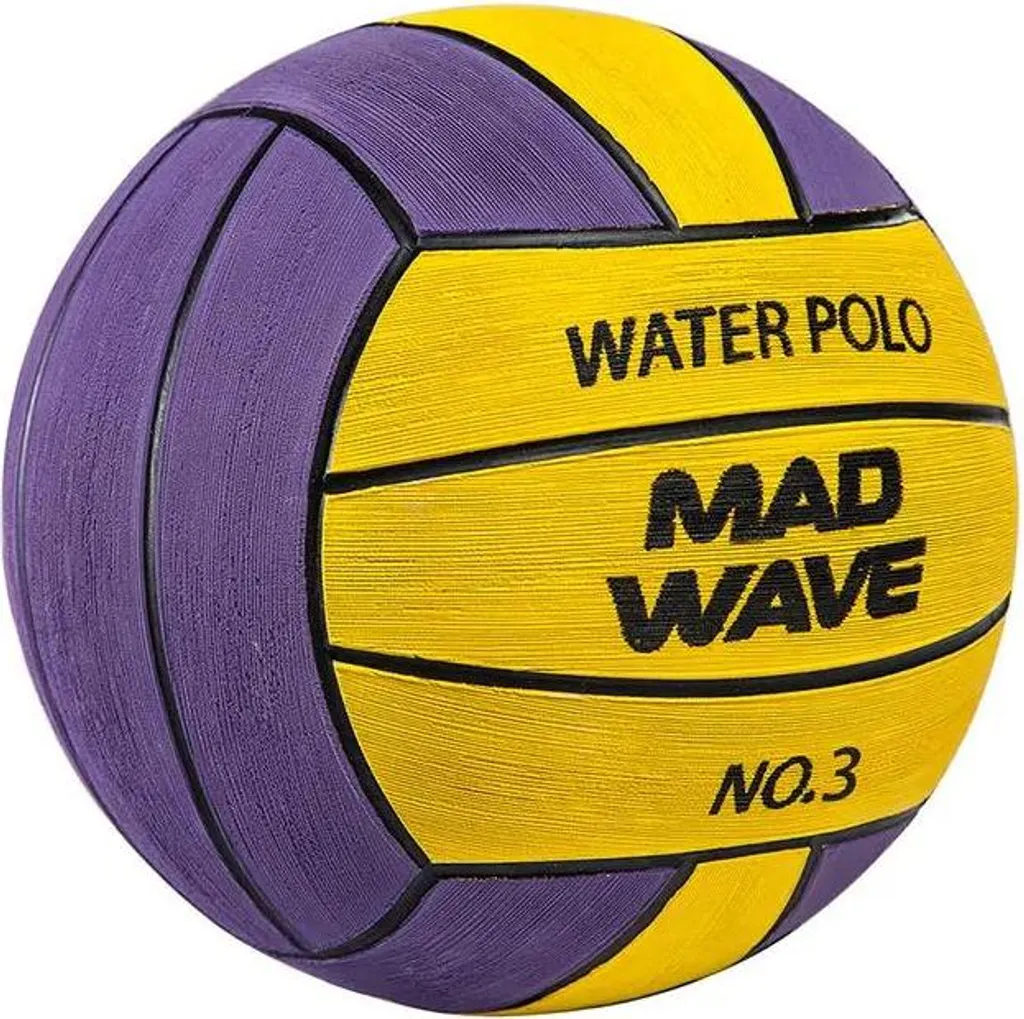 Ballon de Water-Polo Taille 3 Madwave Lila pour Club et Entraînement