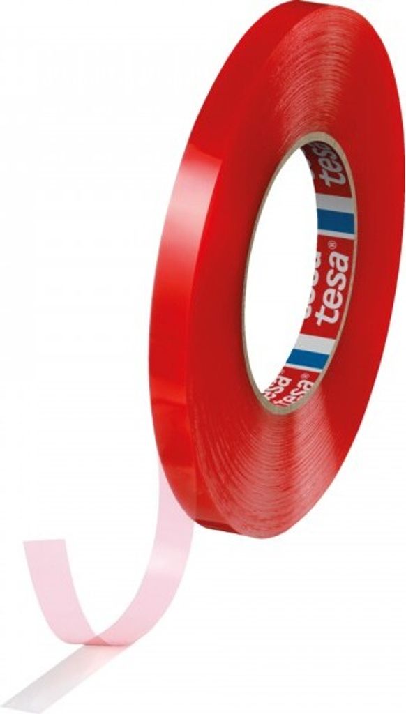 tesa Montageband Professional tesafix 4965, DS, transparent, 19mm, 50m/Rolle