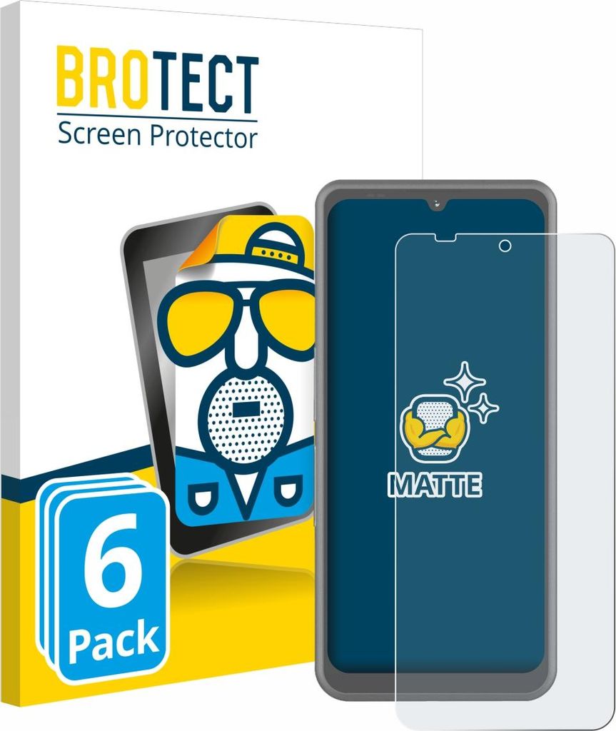 6x BROTECT Schutzfolie für Sonim XP Pro Thermal Displayschutz Displayschutzfolie Folie Matt Entspiegelungsfolie
