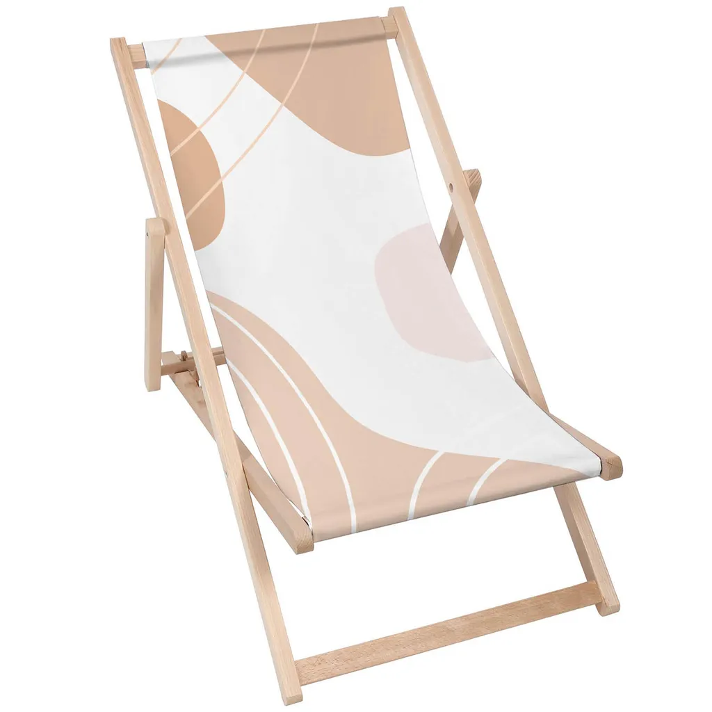 Sdraio Pieghevole Dreamroots Faggio 130kg | Beige Abstract
