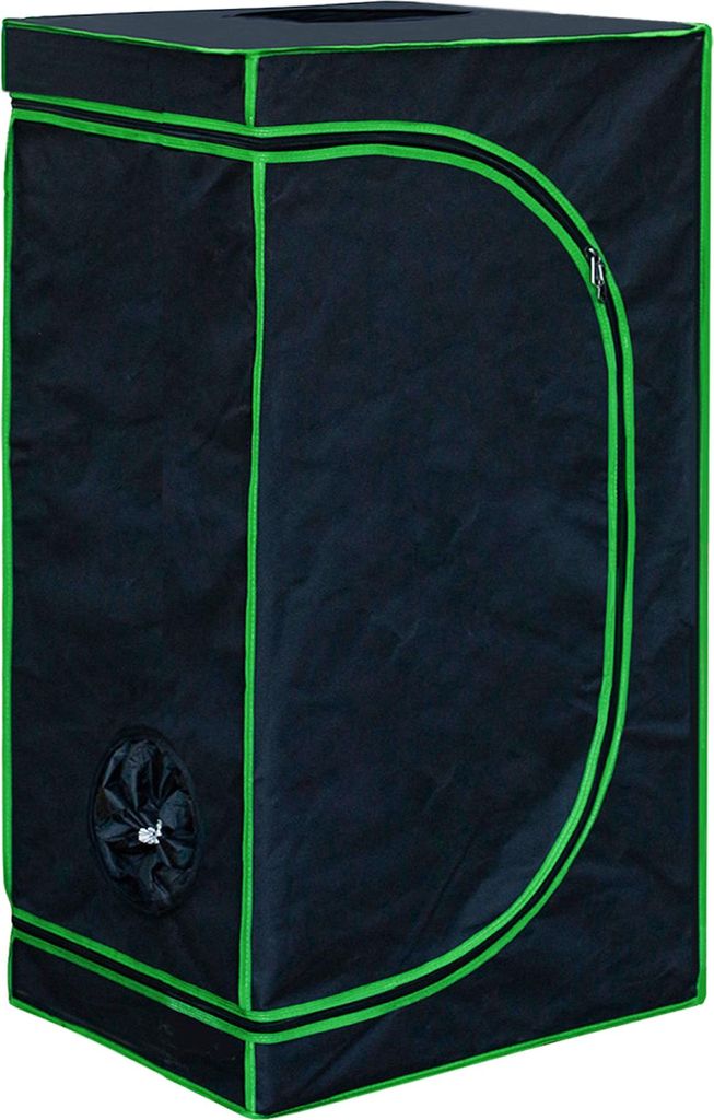 Grow Zelt für Pflanzen Zuchtzelt Gewächshaus Box Garten Anzucht Gemüse Kräuter Grow Schrank Indoor 120 x 60 x 180 cm Blumen klein Tomaten Hydro...