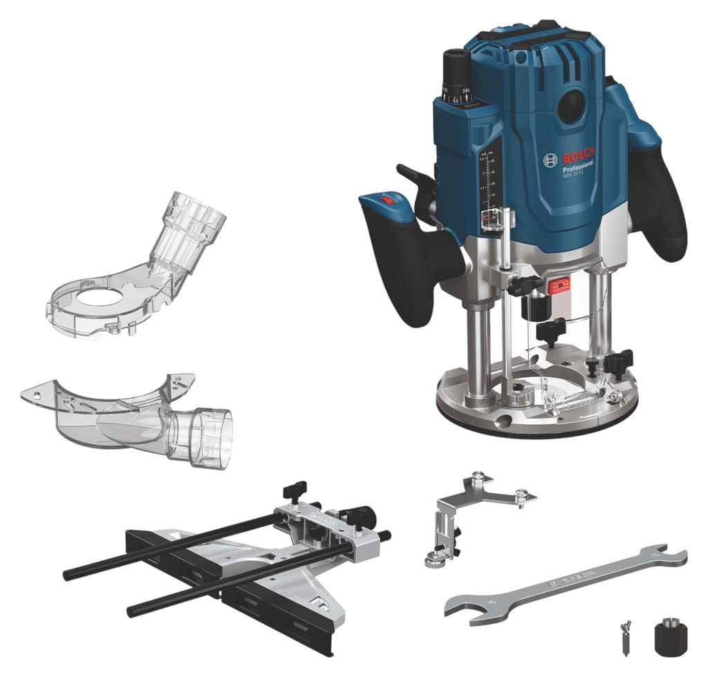 Bosch GOF 20-12 Oberfräse 2000 Watt 8 / 12 mm ( 0601627220 Produktbild 