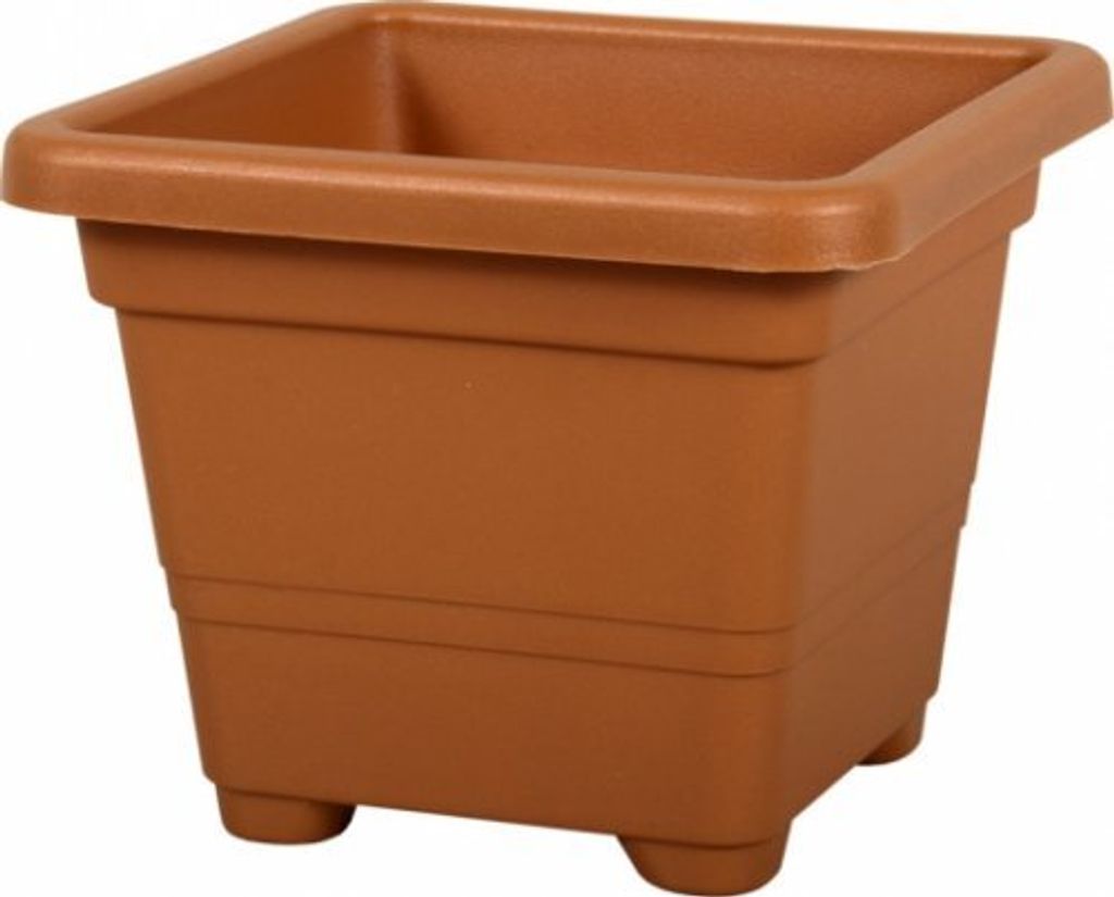 Kvetináč plastový Quadrato 45x45x36 cm terakota Obrázok produktu 