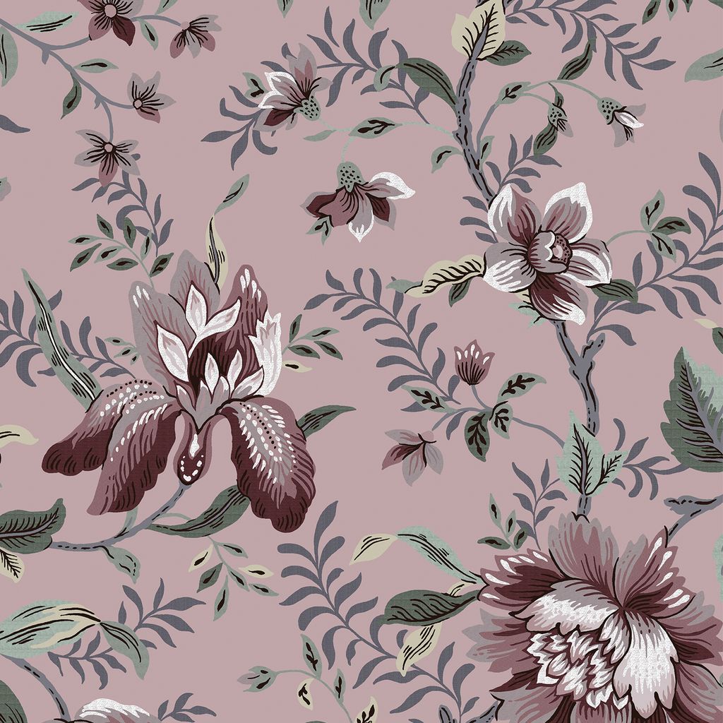 Laura Ashley Vliestapete Exotischer Garten 1000x52cm