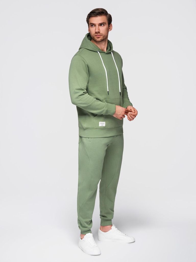 OMBRE Jogger Set Baumwolle Bequem Sportlich Z121 green L