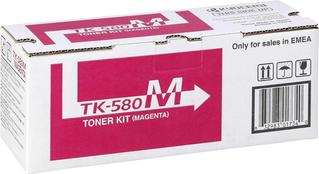 Toner Kyocera TK 580M Magenta Original pour ECOSYS P6021cdn et FS-C5150DN