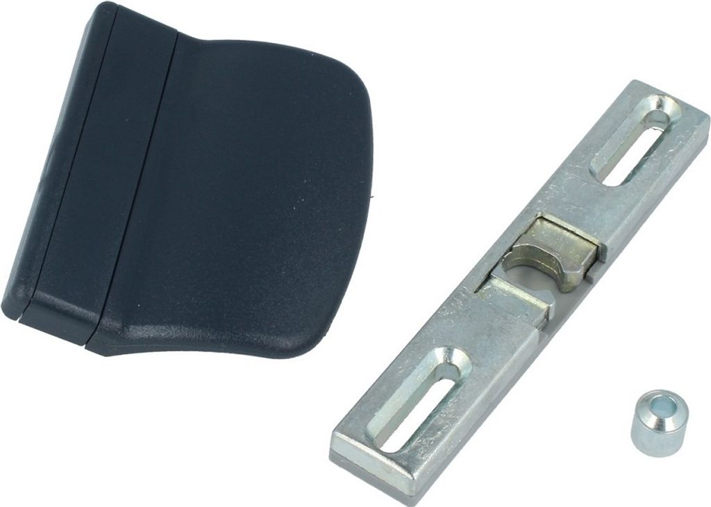 Balkontürgriff Balkontürschnäpper mit Gegenstück Ziehgriff Universal-Schnäpper Anthrazit - RAL7016