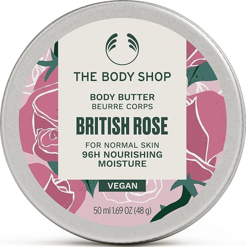 The Body Shop British Rose Body Butter 50 ml Produktbild 