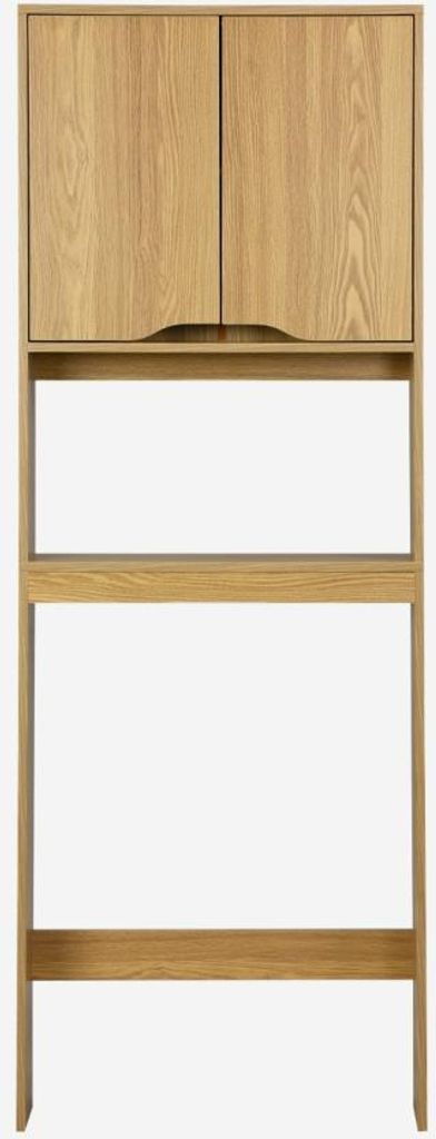 sweeek - Vintage Regal / WC-Möbel in Holzoptik - Eschenholzlook