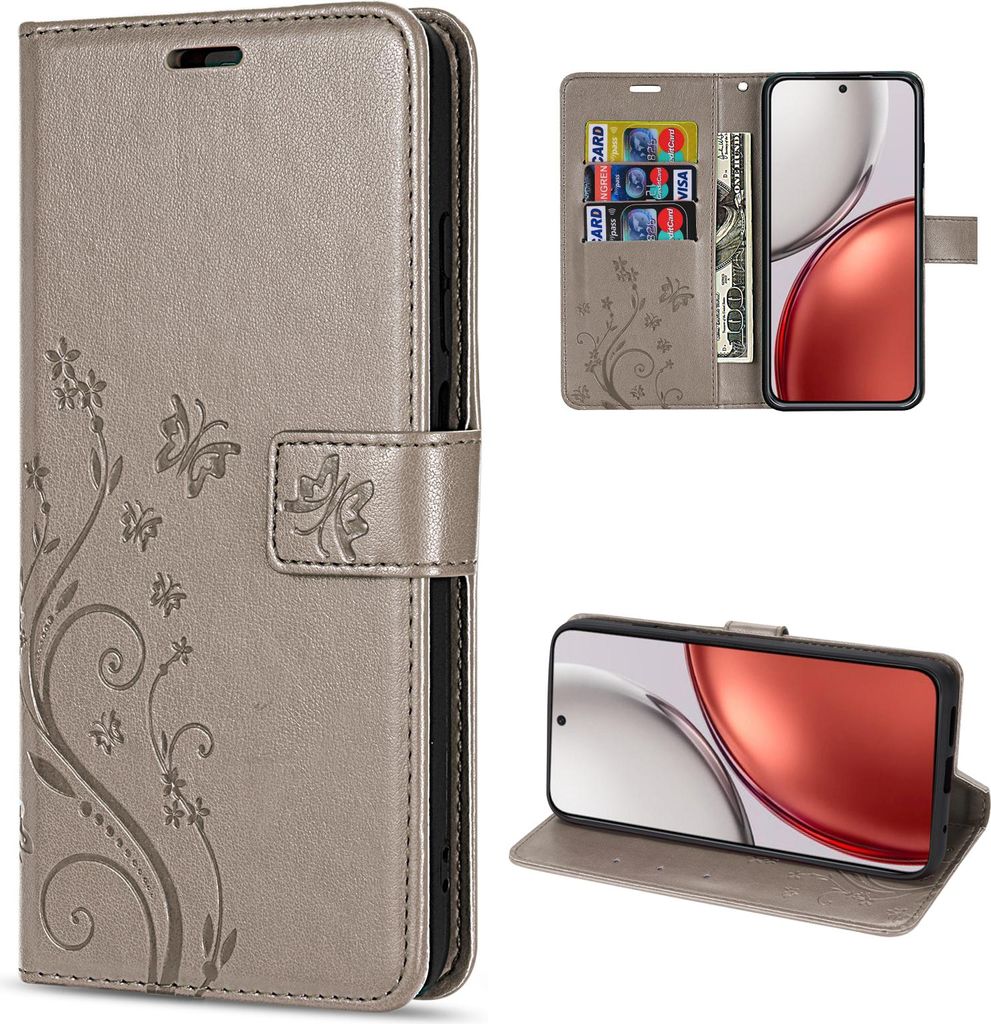 Hülle für Honor Magic 8 Lite Handyhülle Schutzhülle Wallet Produktbild 