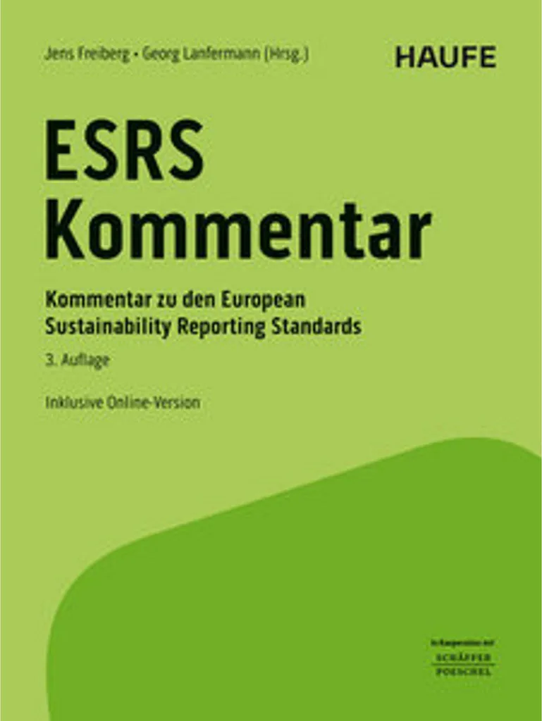 Commentaire Haufe ESRS 3e édition livre sur le reporting RSE ESG