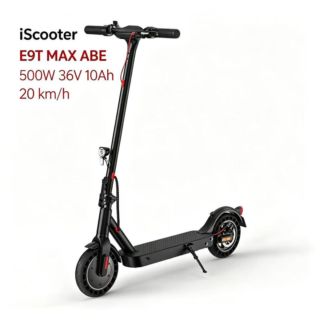 E9T MAX 10‑Zoll Stadt‑E‑Scooter für Erwachsene, ABE‑ & , Produktbild 