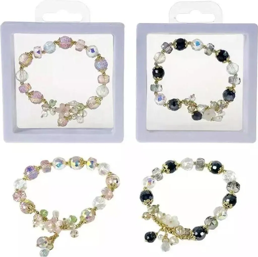 Bracciale MIX Elegance: Raffinatezza in Pietre dure e Metallo Silver