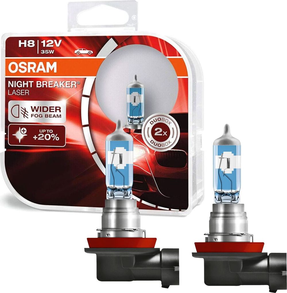 OSRAM NIGHT BREAKER LASER H8 PGJ19-1 12 V/35 W (boîte de 2) Image du produit 
