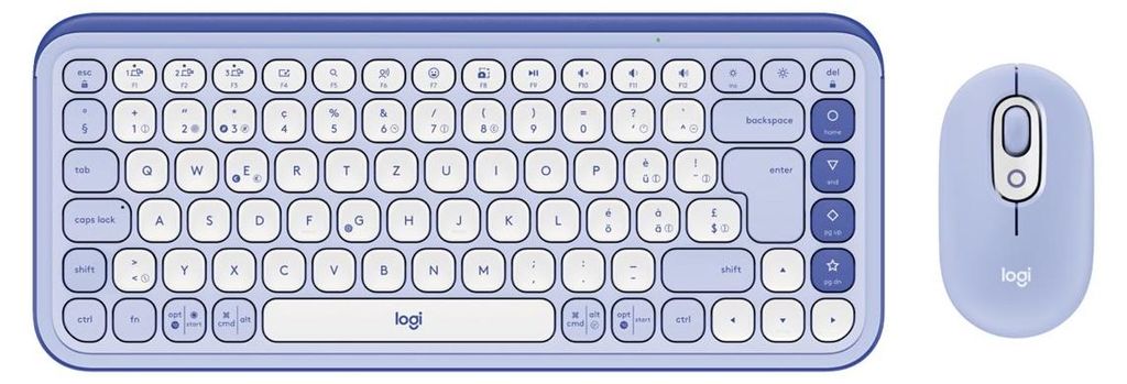 Logitech Pop Icon Combo, Bezdrôtový, Bluetooth, Nožnicový Obrázok produktu 