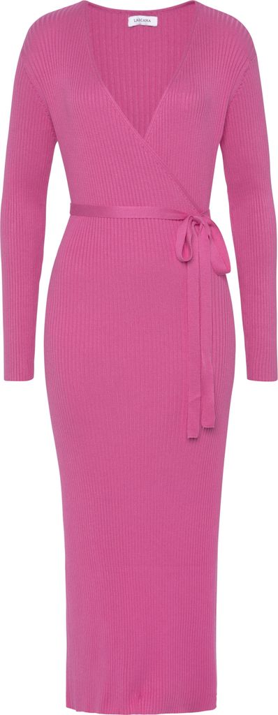 LASCANA Strickkleid pink Größe 44/46
