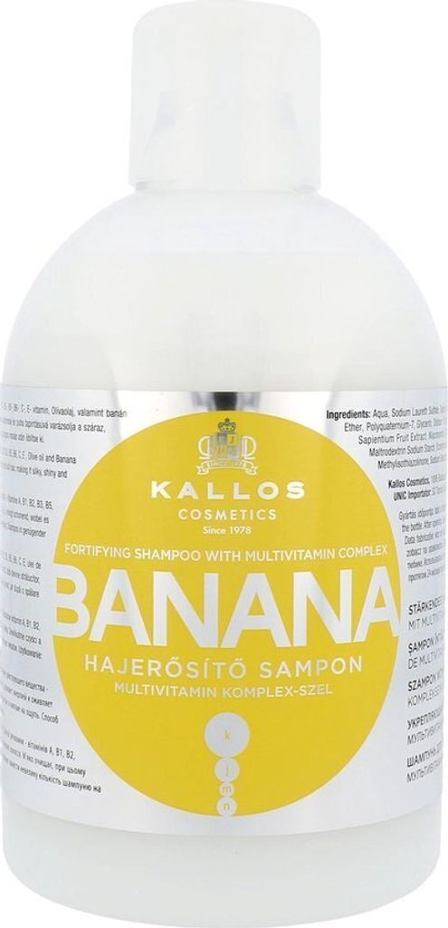 Kallos Shampooing à la banane et au complexe multivitaminé Image du produit 