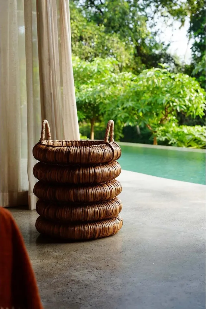 Panier de rangement pour linge et jouets Rootz Chunky - Style naturel - 5