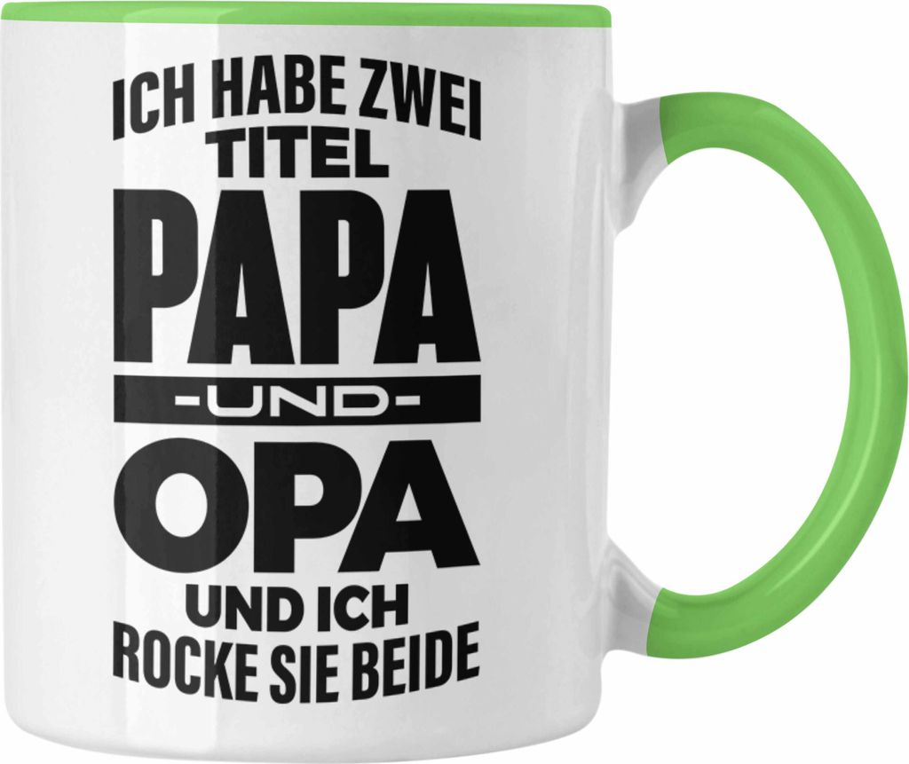 Trendation - Papa und Opa Tasse Geschenk für Opa Produktbild 