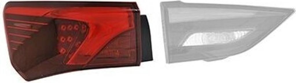 VAN WEZEL Rückleuchte Heckleuchte Links Äusserer für TOYOTA AVENSIS Stufenheck (ZRT27, ADT27)