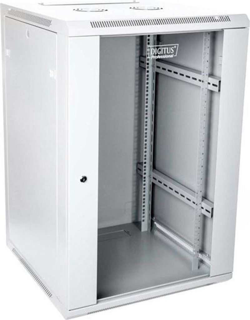 Wall-mounted network cabinet 19  21U rack 600x600  door Produktbild 