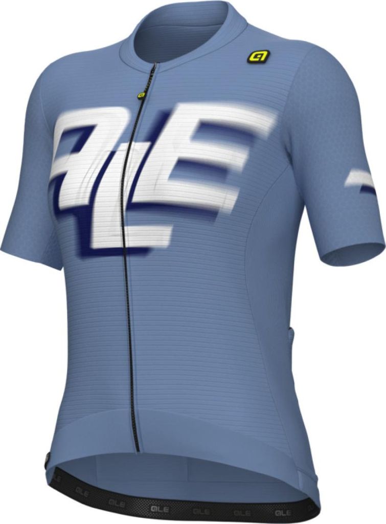 ALÉ Kurzarm Fahrradtrikot - SAUVAGE PR-E - Blau/Weiß M