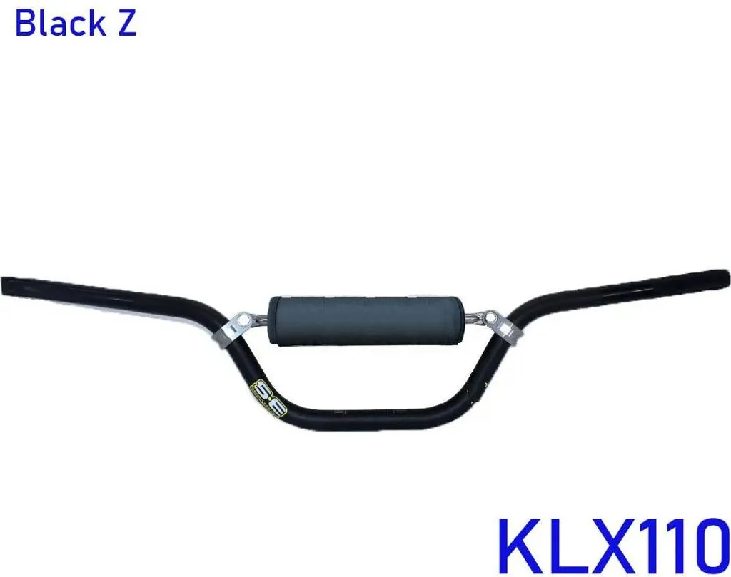 Guidon de moto en aluminium noir style Z - Contrôle et confort amélioré
