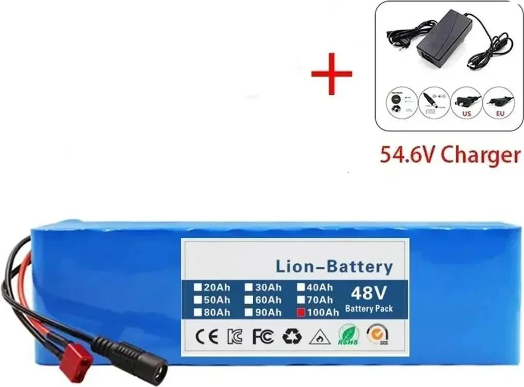 Pacco Batteria 13S3P 48V 100Ah agli Ioni di Litio - Ultra Compatta 48V