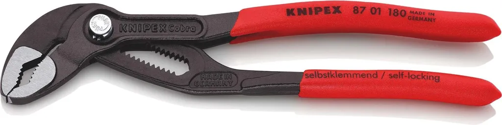 Knipex 87 01 180 Cobra® | Pinza Regolabile Hi-Tech 180mm Originale