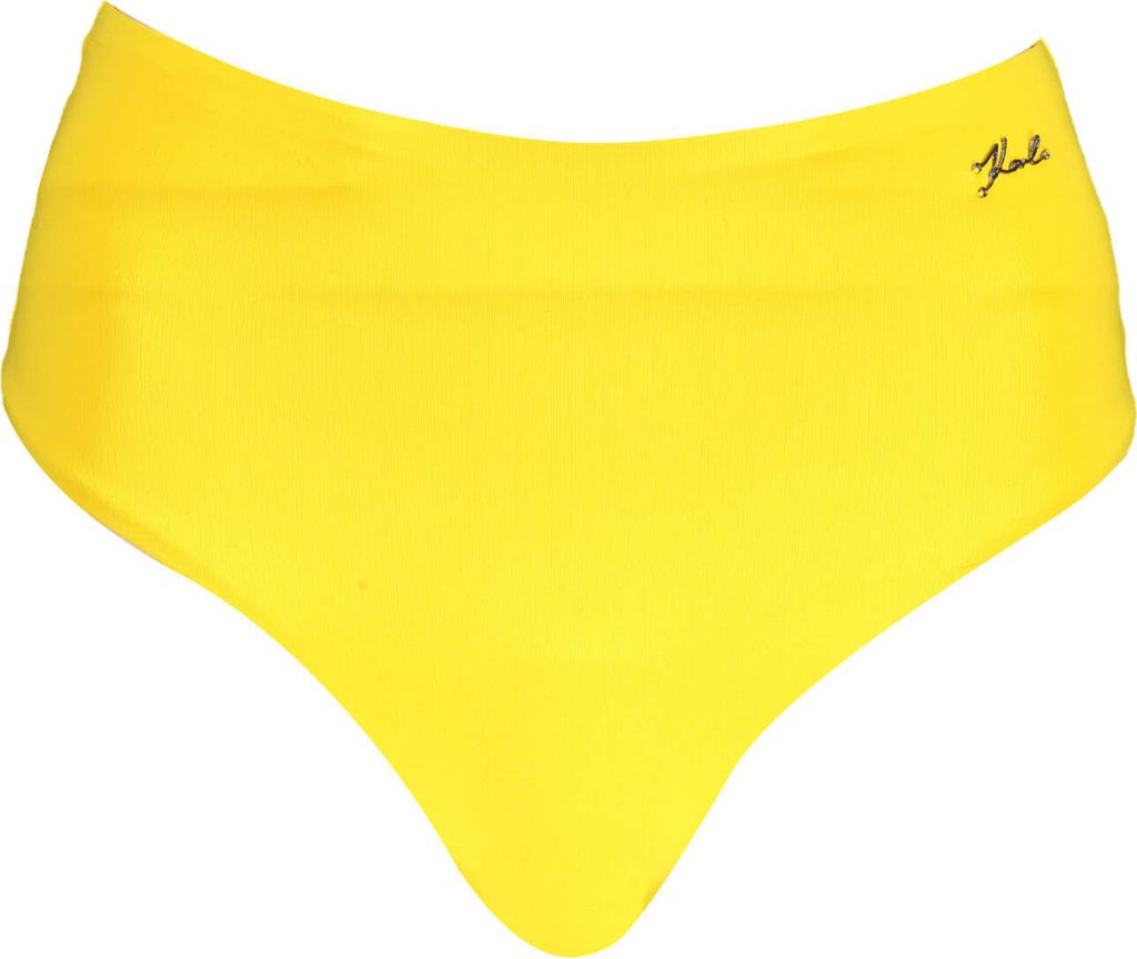 Karl Lagerfeld Beachwear Damen Badeslip Gelb KL22WBT28_GIALLO_YELLOW : Größe - XS Größe: XS