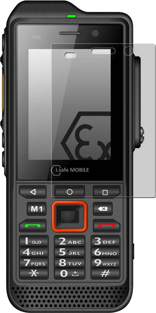 3x Schutzfolie für i.safe IS330.1 Antireflex Displayschutzfolie Antibakteriell Antifingerprint