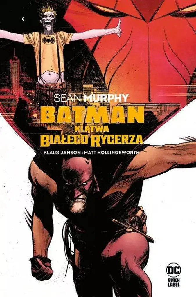 Livre Batman La malédiction du chevalier blanc en polonais de 272 p