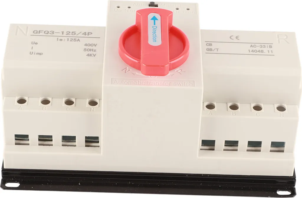 Inverseur de source automatique triphasé 125A pour tableau électrique - 2
