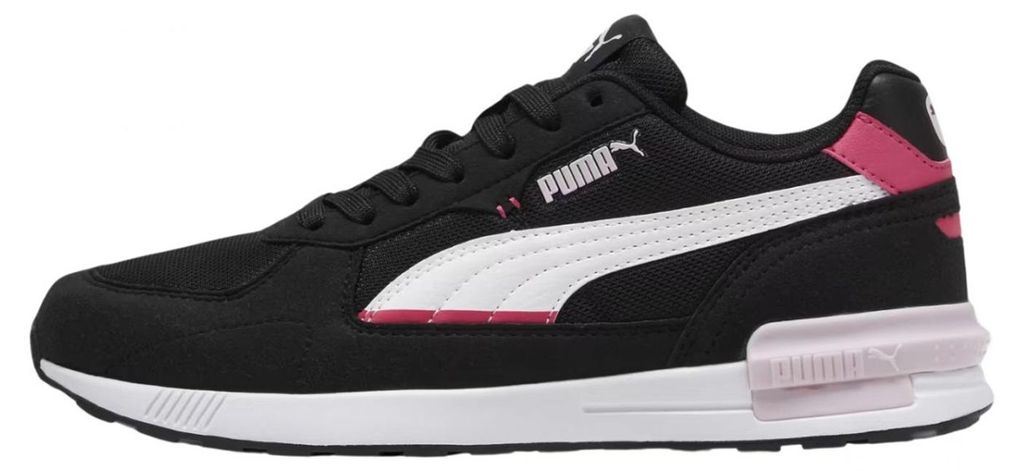 Puma - Damen Sneaker "Graviton" PP6824 (38,5 EU) (Weiß/Schwarz/Pink)
