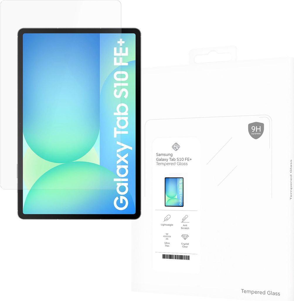 Schutzfolie Samsung Galaxy Tab S10 FE+ - Panzerglas - Cazy - Transparant