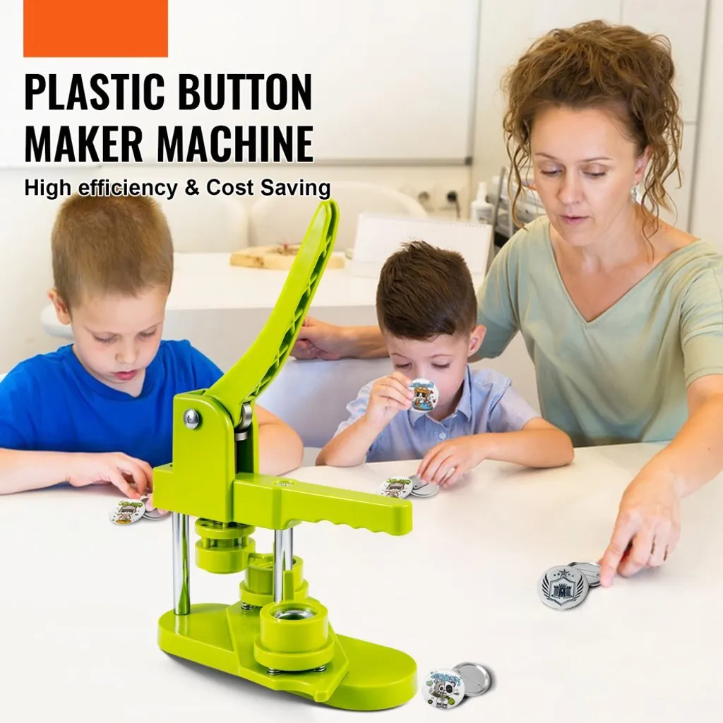 Machine à fabriquer des badges 25mm avec 500 sets et découpeuse précise