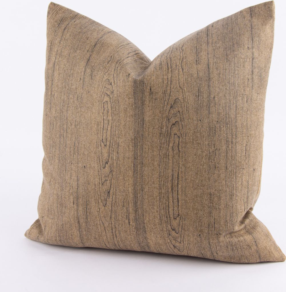 Kissenhülle Wood Filzstoff ocker 50x50cm