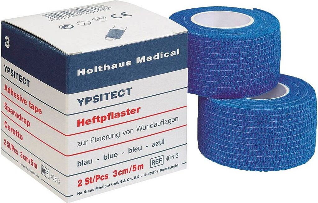 Holthaus Medical Heftpflaster YPSITECT® 40613 blau 3,0 cm x Produktbild 