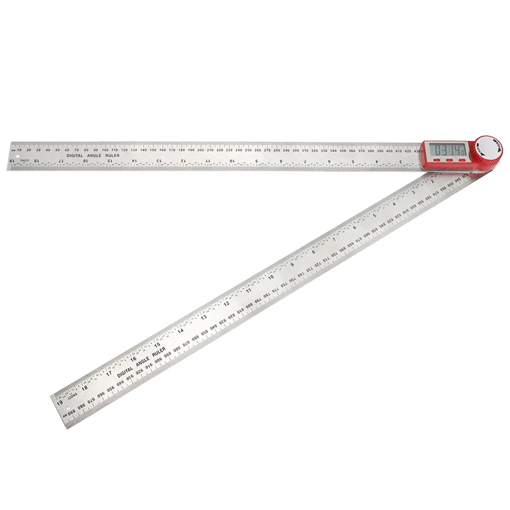 Règle numérique avec écran LCD et roue de mesure pour surfaces lisses