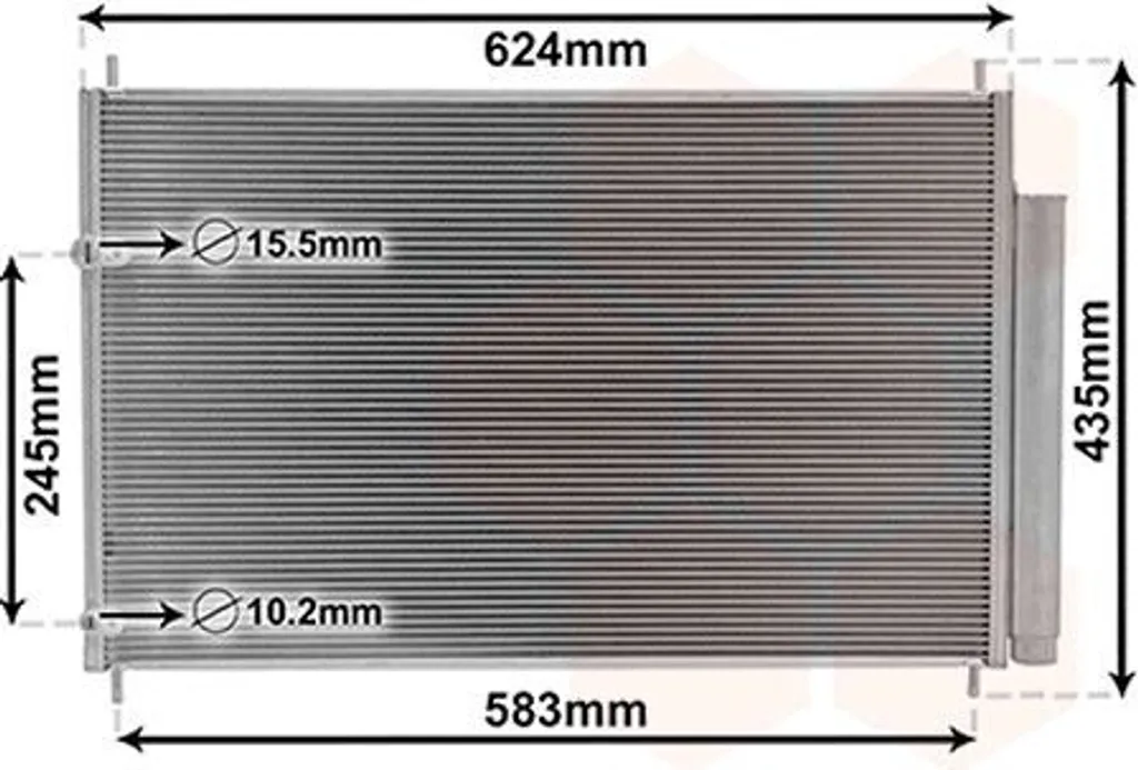 Réparer fuite clim Toyota : Condensateur Van Wezel Corolla et Avensis