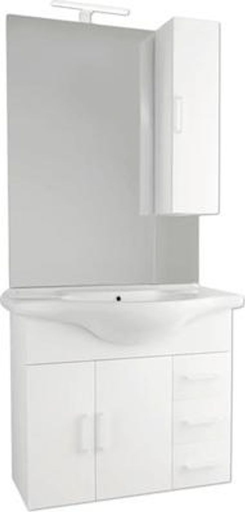 form&style Badmöbelset Malpelo BxHxT 87 x 190 x 50 cm Produktbild 