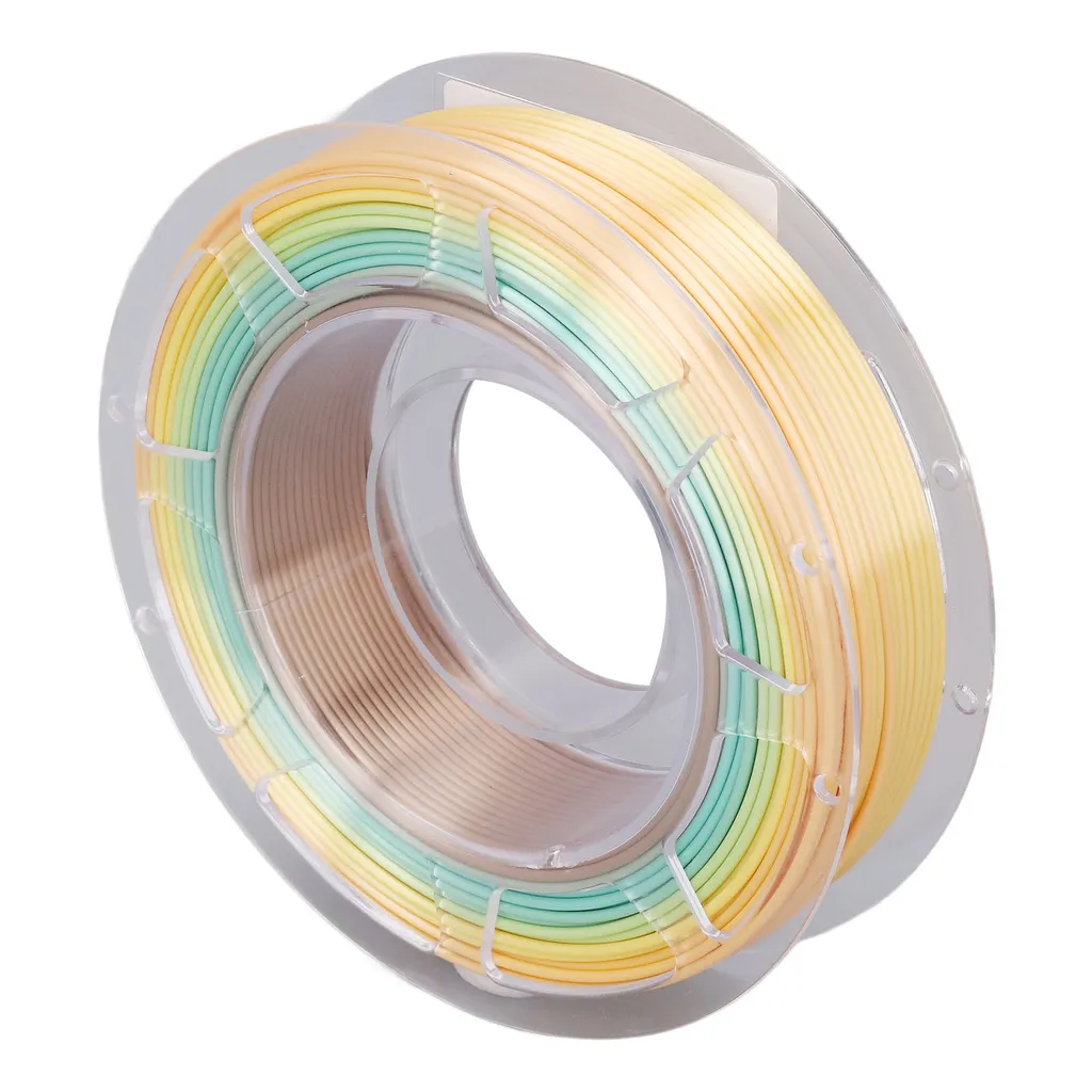 Filamento PLA, filamento PLA della stampante 3D, filamento PLA della stampante 3D 1,75 mm, bobina di filamento PLA della stampante 3D, filamento PLA della stampante 3D 200 g, pacchetto di filamento PLA della stampante 3D, filamento PLA lucido di seta, filamento PLA multicolore gradiente - 3