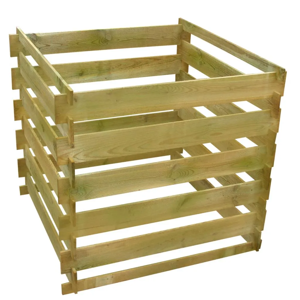 Composteur de jardin en bois 0,54 m3 pour fabriquer son engrais bio