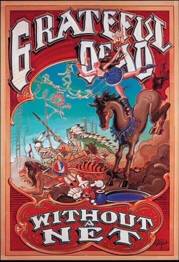 Grateful Dead Without A Net 3 LP Son pur sans compression numérique Live