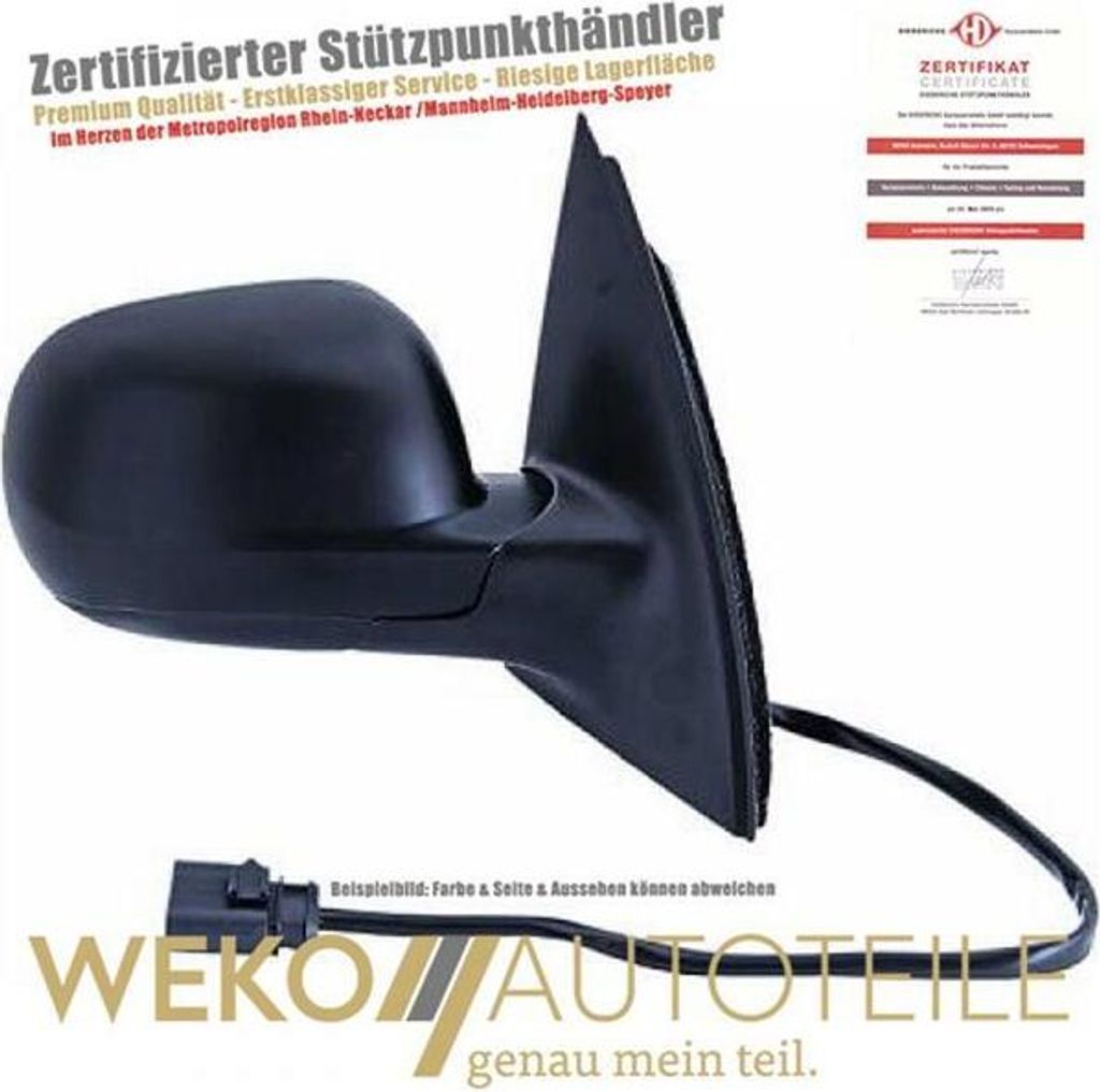 Außenspiegel rechts DIEDERICHS 2208224 für SEAT VW