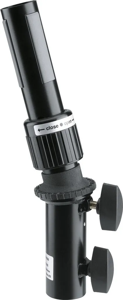 K&M 19674-000-55 Présentoir incliné pour boîtes avec Ring Lock noir