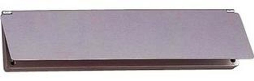 Briefkasteneinwurf 459/270 BEZAULT 300 x 65 mm - Öffnung 240 x 36 mm - Silber - 0085348