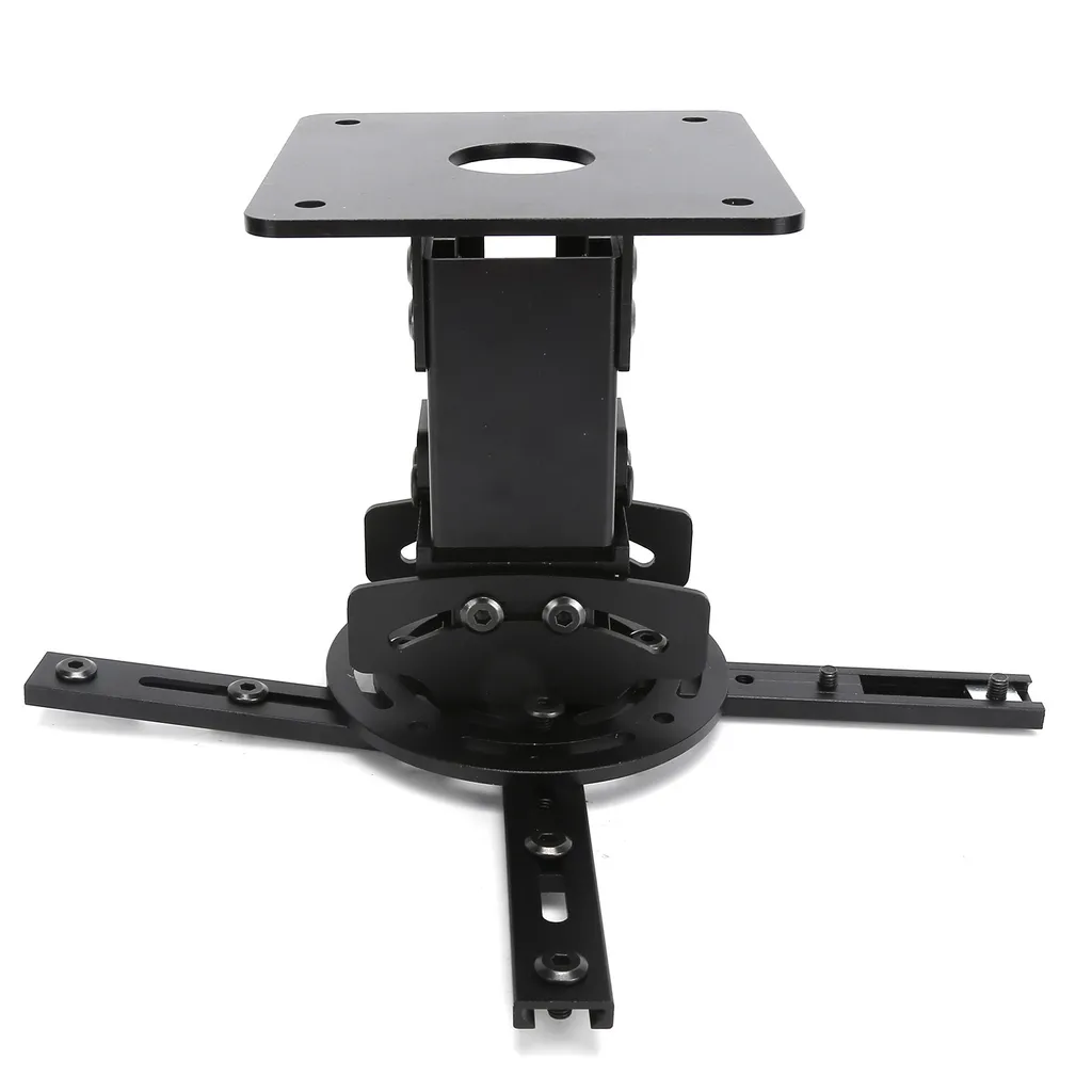 Support Projecteur Extensible et Ajustable pour Fixation Murale ou Plafond