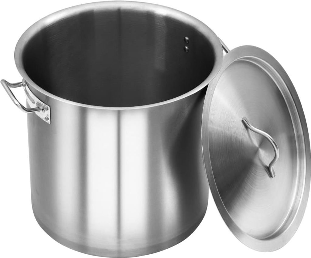 Langlebige Kochtopf 26 L 32x32cm Edelstahl - Möbel229908 - Universal-Kochtöpfe